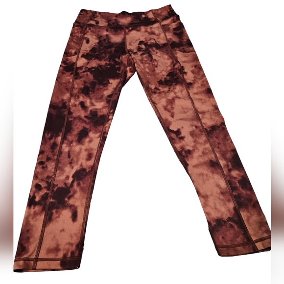 Victoria's Secret Pants - Victoria Secrect Women's Essential Pocket Leggings Size 16 Color Winter Wine Tye